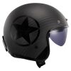 LS2 OF601 BOB II-06 CARBON STAR klasická jet helma černá